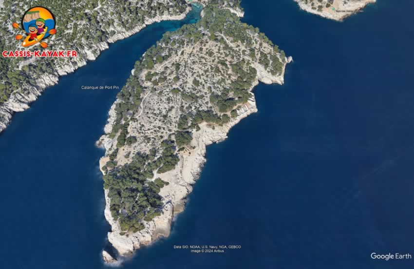 Visiter Cassis Calanque de Port Pin en Kayak